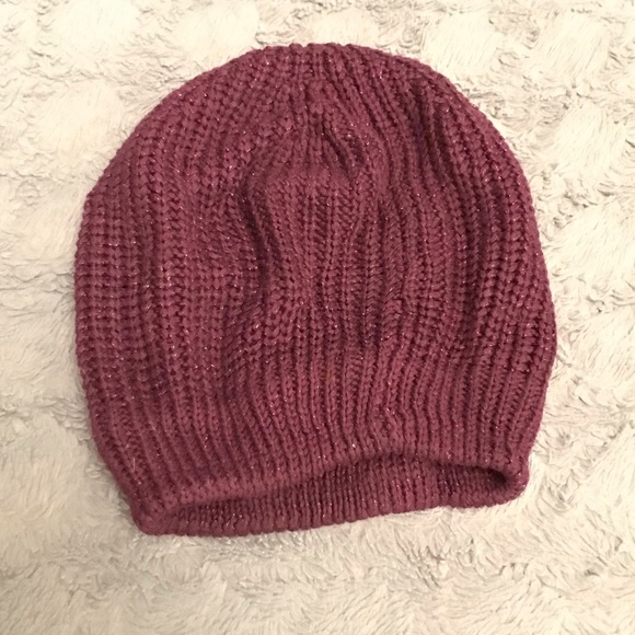 🛑Vera Wang Purple slouchy hat beanie - Picture 2 of 4